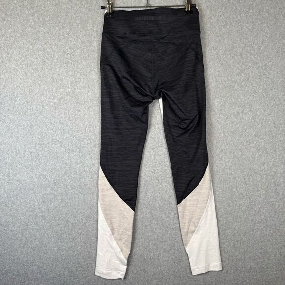 Outdoor Voices Womens XS Techsweat 7/8 Zoom Legging Pants Black White Colorblock - Picture 6 of 6